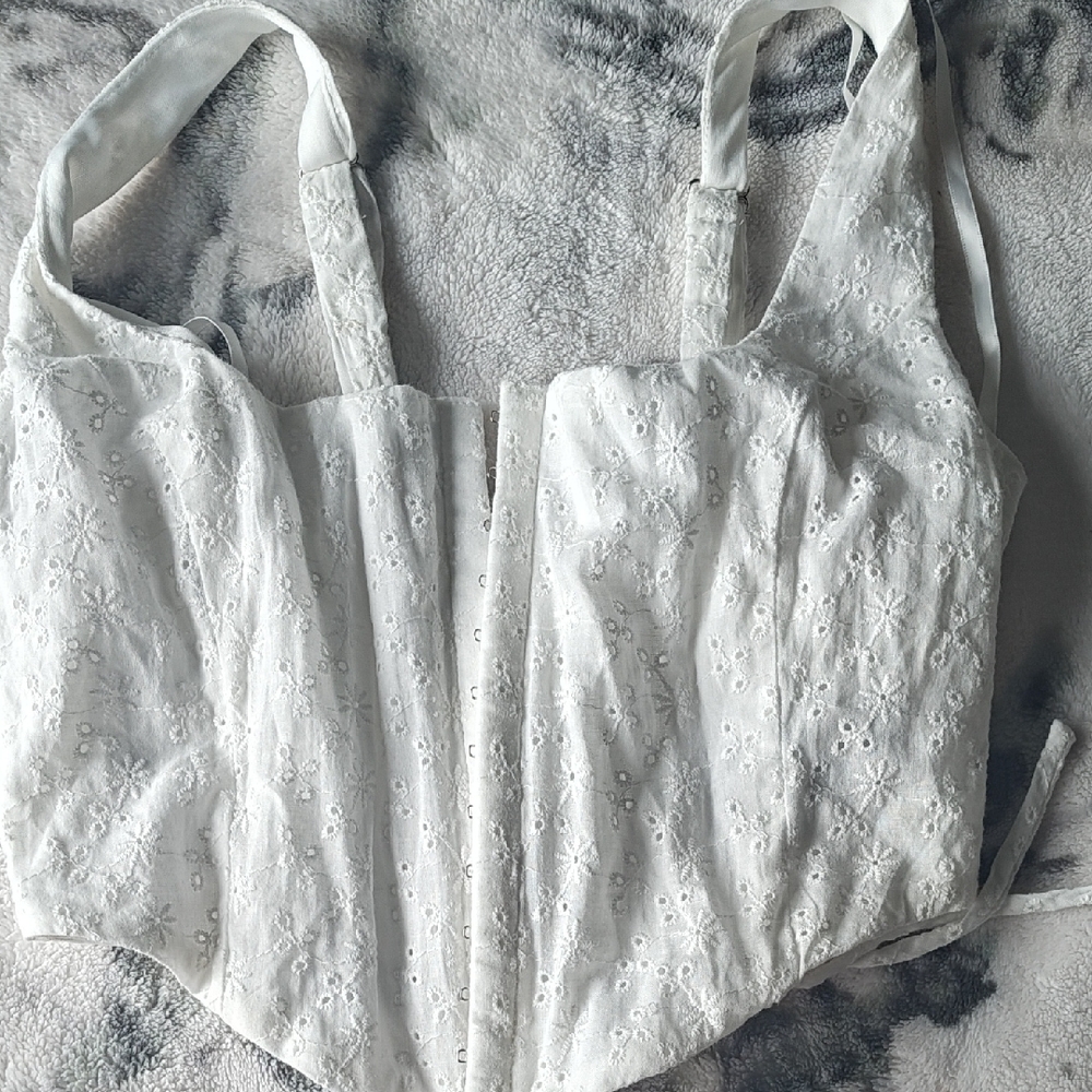 Windsor Cream Sleeveless Bustier Bodysuit